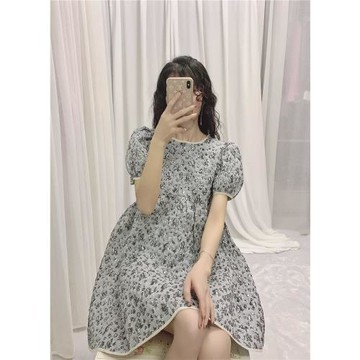 ALUONLINESHOP 天空之城銀色夢境 泡泡肌理連衣裙/露背小性感吊帶