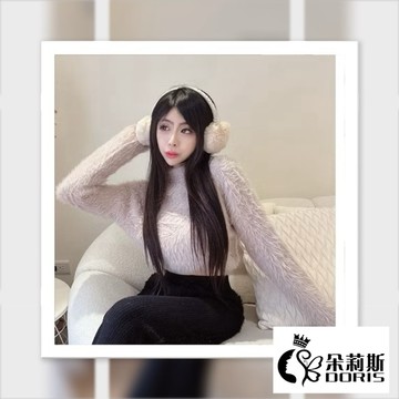 【Doris朵莉斯服飾】(現貨當天出)💛#60016精挑細選｜冬季限定毛茸茸圓領質感上衣(Dina)(Dolia)