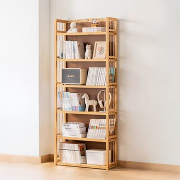 Happylife 楠竹多層書架 六層70公分 Y12381