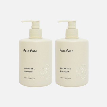 下殺960 Pato Pato 嬰幼兒奶瓶餐具清潔液 2入組 | 快速清潔奶垢/無毒洗碗精/酵素洗碗精/天然洗碗精