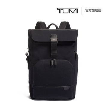TUMI Harrison Osborn 捲頂背包 in 黑色