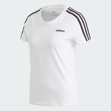 【adidas 愛迪達】 ESSENTIALS 短袖上衣 T恤 女 GH7887