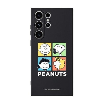 【正版授權】SNOOPY史努比 經典角色純色矽膠SAMSUNG手機殼