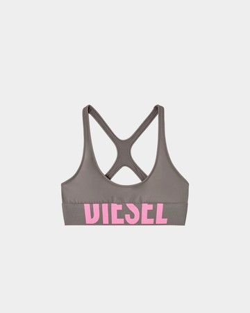 DIESEL 低胸運動內衣 (灰) - S