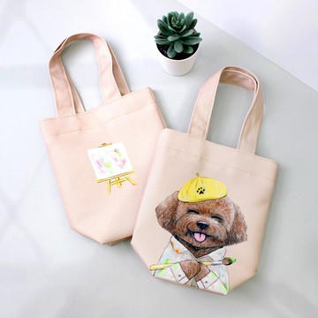 防潑水萬用環保飲料袋 _ 貴賓畫家