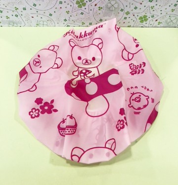 【震撼精品百貨】Rilakkuma San-X 拉拉熊懶懶熊~浴帽-粉#18918