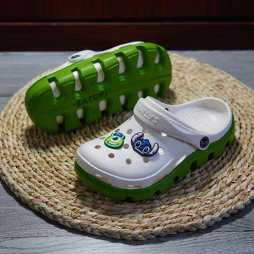 向往的生活同款洞洞鞋女歐陽娜娜厚底包頭防滑沙灘涼拖鞋夏季外穿