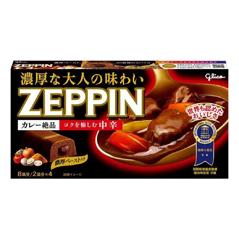 ゼッピン グリコ カレーZEPPIN 中辛 175g×5個