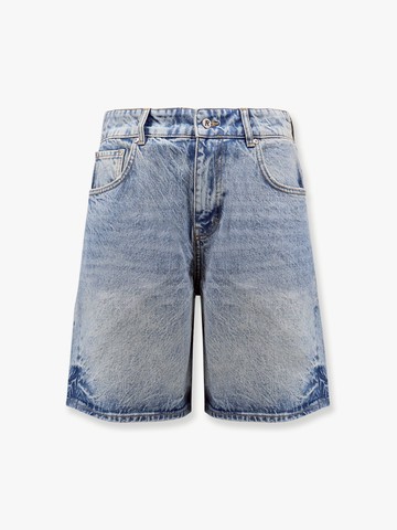 Tailored stone-washed denim bermuda shorts - REPRESENT - gender_Man