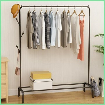 架子衣架衣服室內拼裝折疊臥室落地小孩子掛金屬掛架家用房間簡易