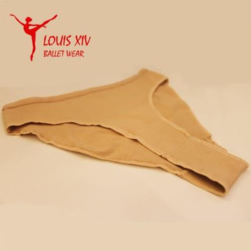 LOUIS XIV 芭蕾舞蹈專用內褲成人高叉無痕膚色隱形練功藝考三角褲