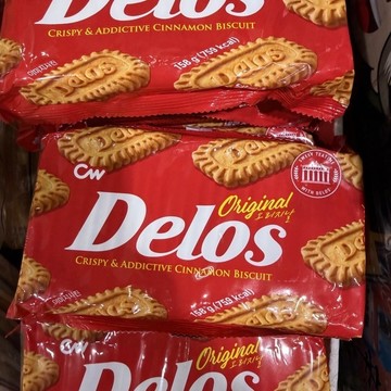 CW Delos 經典焦糖餅乾 158g 烘焙餅乾 卡布奇諾咖啡餅乾 卡布奇諾茶餅乾 焦糖脆餅 配茶配咖啡餅乾 韓國
