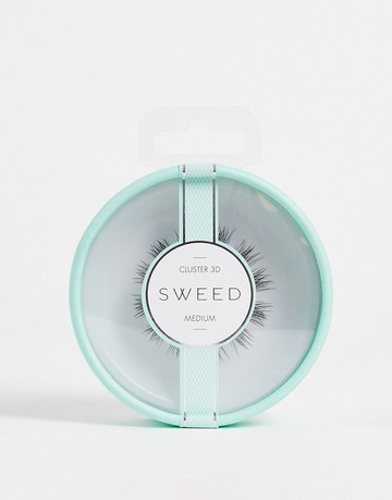 Sweed 3D Cluster Lashes - Medium-Black