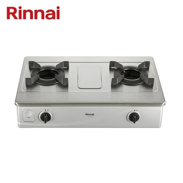 RINNAI林內 台爐式 內焰雙口不鏽鋼 瓦斯爐 MTS-N2701S 天然 合格瓦斯承裝業 免費基本安裝（離島及偏遠鄉鎮除外