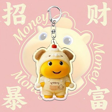 ✨臺灣出貨✨水豚嚕嚕周邊亞克力鑰匙扣可愛表情創意掛飾卡通書包掛件送朋友