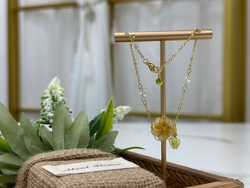 雞蛋花小葉片手鏈