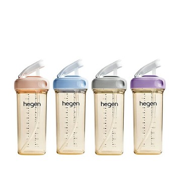 Hegen PCTO™ 輕飲時光PPSU方圓型寬口吸管杯2.0(330ml)【悅兒園婦幼生活館】