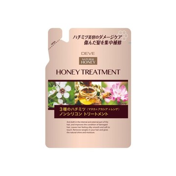 KUMANO 熊野油脂 DEVE dove 3種蜂蜜 護髮素  350ml  1入