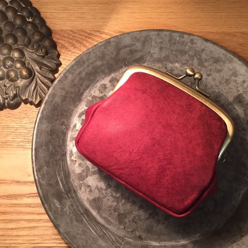 復古口金包【Pueblo 酒紅】