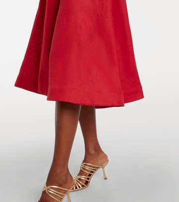 Zimmermann Rebellion linen midi dress