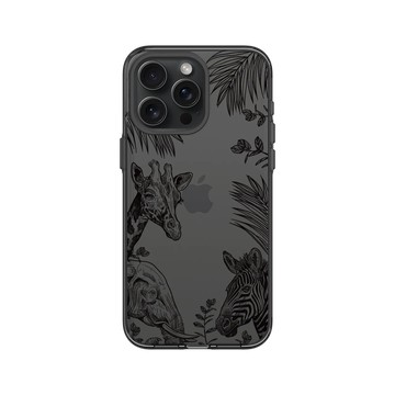 iPhone 15 Pro Max Clear 酷墨灰 - MYMY REVERZ TATTOO - 叢林