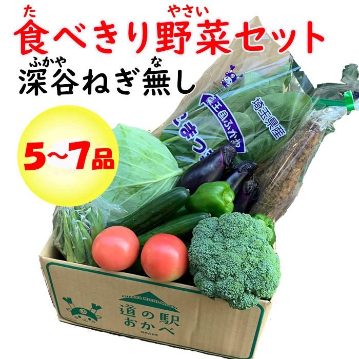 食べ切り野菜セット 5〜7品目 （深谷ねぎなし）