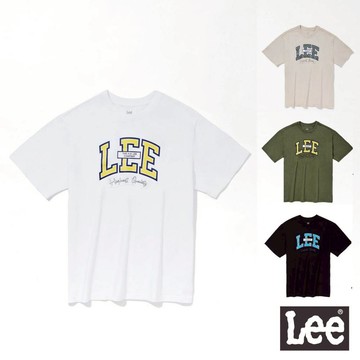 Lee 胸前造型大LOGO短T 男 Modern LL220346 棕97W 綠ANL 黑K11 白K14
