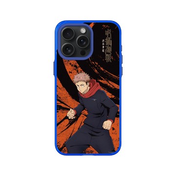 iPhone 15 Pro Max Clear 激光藍 - Jujutsu Kaisen 咒術迴戰 S2 - 澀谷事變戰鬥系列-虎杖悠仁