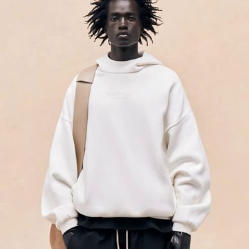 essentials云系列連帽衛衣cloud FW23  硅膠印花 側縫插兜 高領