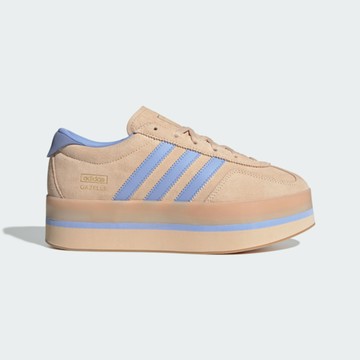 Adidas 愛迪達 Gazelle Stack W [JS3927] 女 運動休閒鞋 復古鞋 德訓鞋 厚底 增高 裸粉