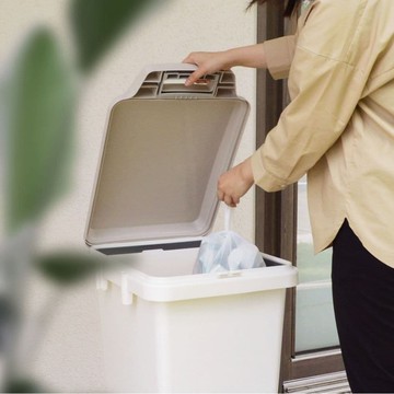 ( H&H系列)戶外型大容量掀蓋式防臭連結垃圾桶70L