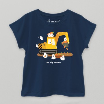 麻糬兔挖土機T-shirt