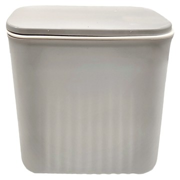 小麥購物 壁掛式垃圾桶 C278 654g  23.5CMX13CMX27.5CM  鯊魚灰  1個