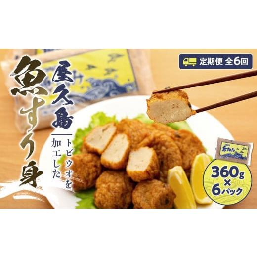 ふるさと納税 鹿児島県 屋久島町 屋久島 魚すりみ 360g×6パック＜屋久島名産のトビウオ使用＞