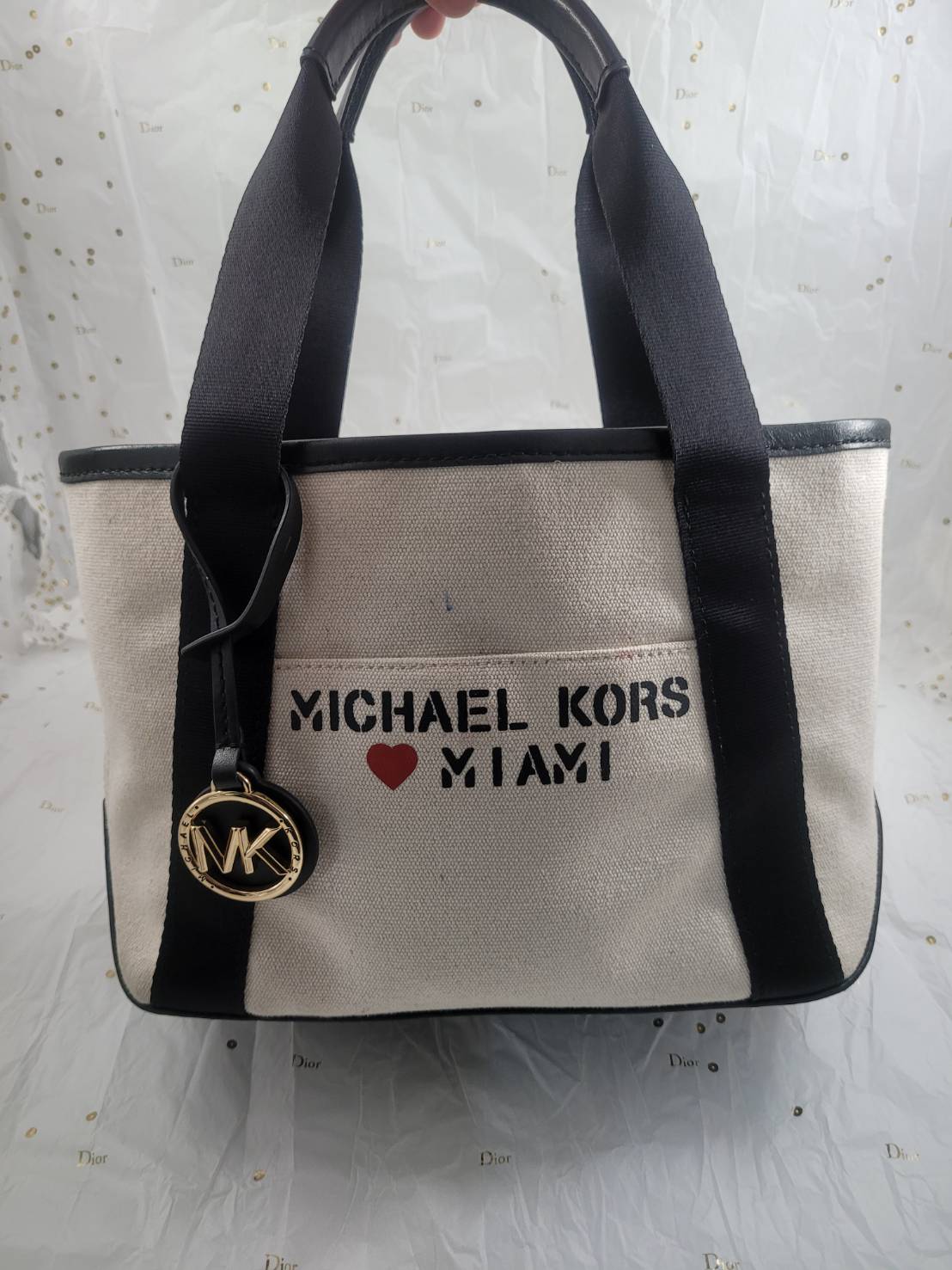 michael kors mk 邁阿密城市帆布包