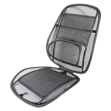 X-Fit 網眼靠背型通風椅墊  1個  黑色