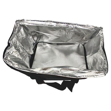 LifeHouse 便攜保溫提袋 冷藏袋 冷熱兩用大容量 保溫3-4小時 保冷4-5小時  33 x 25 x 27cm  黑色  1個