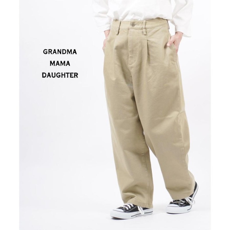 グランマ・ママ・ドーター コクーンパンツ ロングパンツ GRANDMA MAMA