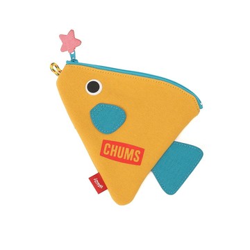 CHUMS Triangle Tropical Fish Pouch迼型零錢包 黃色 CH604056Y001