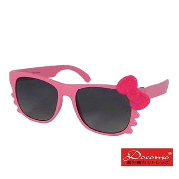 【Docomo女童專用太陽眼鏡】抗UV防紫外線太陽眼鏡 可愛蝴蝶結造型　配戴舒適好搭配 MIT台灣製造款
