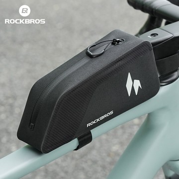 ROCKBROS 防水騎行包 1L 大容量自行車上管包無縫反光山地車公路自行車車架包