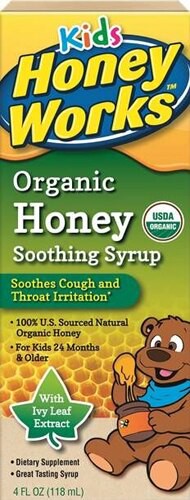 Honey Works Kids Organic Honey Soothing Syrup 4 oz