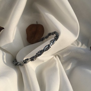 / 熟悉 / 纏繞麻花無開口手環 母親節禮物