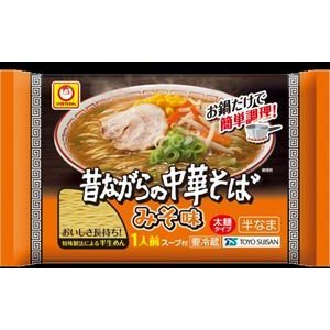 送料無料 マルちゃん 昔ながらの中華そば みそ味 131g×10個 クール