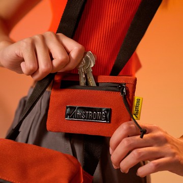 【型動探索】02-POCKET 小物包 銹橙色