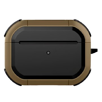 Airpods pro2 防摔無線耳機保護套  可水洗  全包保護  不沾指紋  棕色  1個