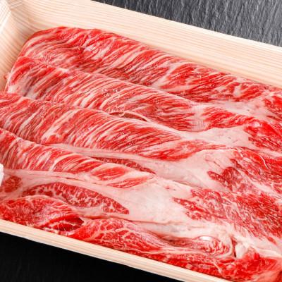 ふるさと納税 朝来市 但馬牛しゃぶしゃぶ・すき焼肉 特選肩ロースタレ付(ぽん酢、胡麻タレ、わりした)