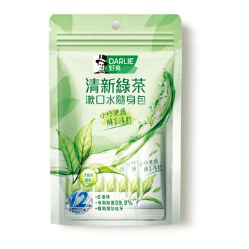 【DARLIE 好來】清新綠茶漱口水(無酒精)隨身包 14入