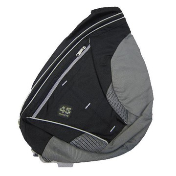 ELLE 單肩後背中大容量可A4資夾加強護肩護背透氣超輕量進口防水尼龍布材質