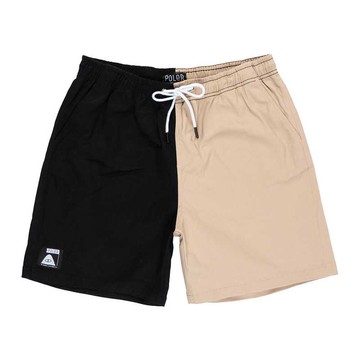 DUSTY SHORT /風格戶外雙色短褲 /黑-淺米 Size : M